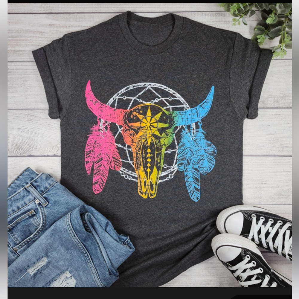 Dream Catcher Skull Tee